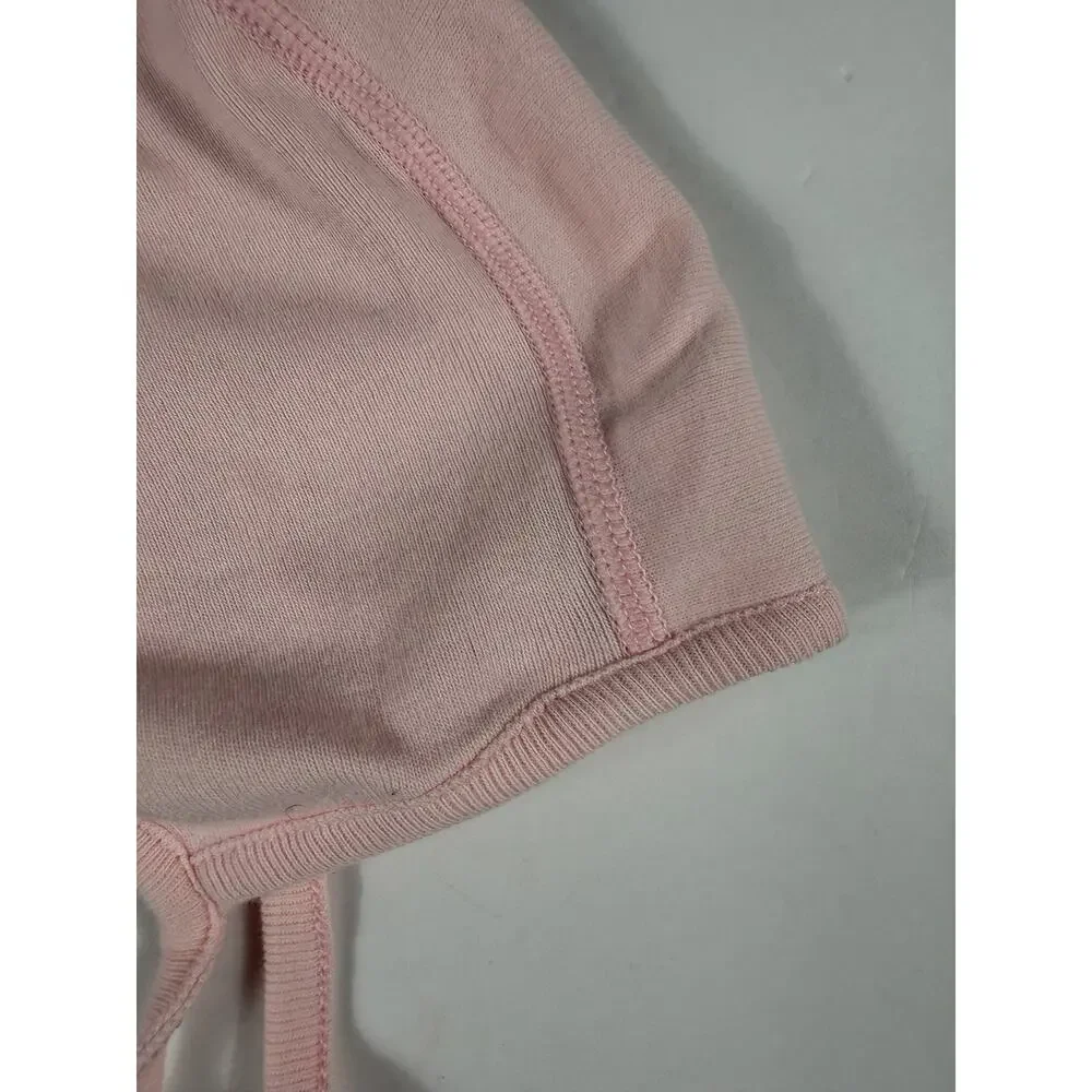 Hanna Andersson Organic Cotton Pilot Cap Pink 3-12 Months XS